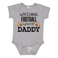 thumbnail image 1 of Inktastic Watching Football with My Daddy Boys or Girls Baby Bodysuit, 1 of 5