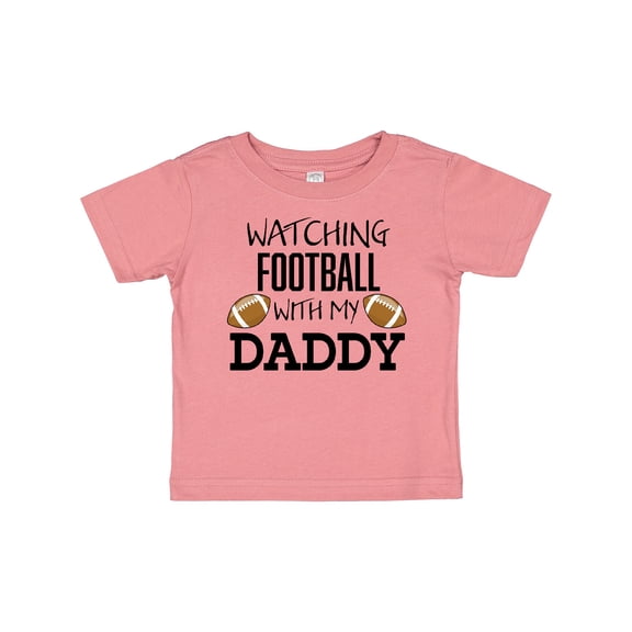 Inktastic Watching Football with My Daddy Boys or Girls Baby T-Shirt