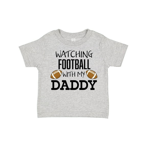Inktastic Watching Football with My Daddy Boys or Girls Toddler T-Shirt