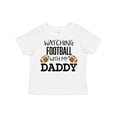 thumbnail image 1 of Inktastic Watching Football with My Daddy Boys or Girls Toddler T-Shirt, 1 of 5