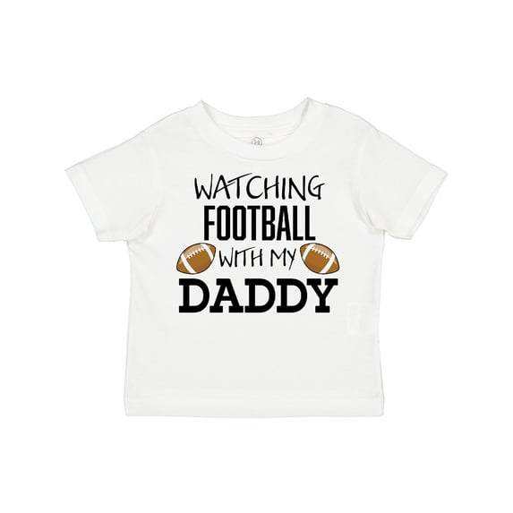 Inktastic Watching Football with My Daddy Boys or Girls Toddler T-Shirt