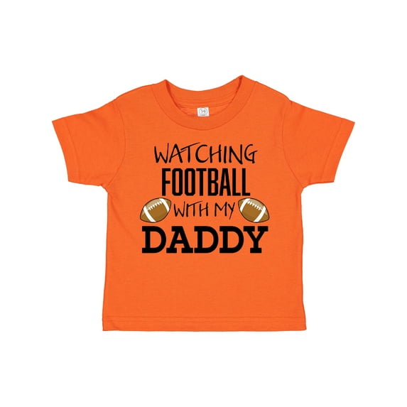 Inktastic Watching Football with My Daddy Boys or Girls Toddler T-Shirt