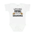 thumbnail image 1 of Inktastic Watching Football with My Grandma Boys or Girls Baby Bodysuit, 1 of 5