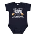 thumbnail image 1 of Inktastic Watching Football with My Grandpa Boys or Girls Baby Bodysuit, 1 of 5