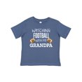 thumbnail image 1 of Inktastic Watching Football with My Grandpa Boys or Girls Baby T-Shirt, 1 of 5