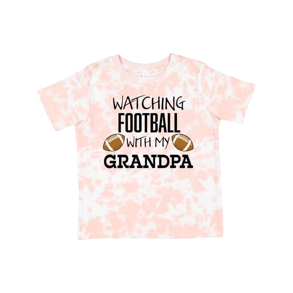 Inktastic Watching Football with My Grandpa Boys or Girls Toddler T-Shirt