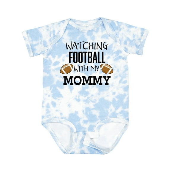 Inktastic Watching Football with My Mommy Boys or Girls Baby Bodysuit