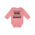 thumbnail image 1 of Inktastic Watching Football with My Mommy Boys or Girls Long Sleeve Baby Bodysuit, 1 of 5