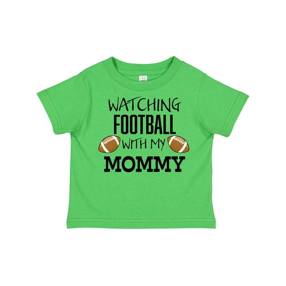 Inktastic Watching Football with My Mommy Boys or Girls Toddler T-Shirt