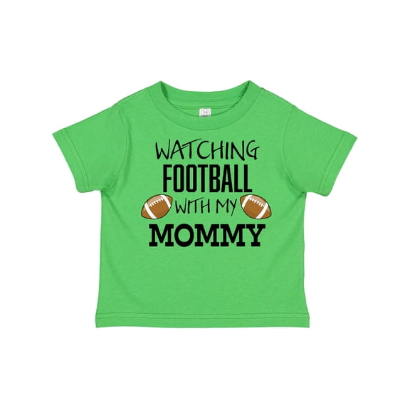 Inktastic Watching Football with My Mommy Boys or Girls Toddler T-Shirt