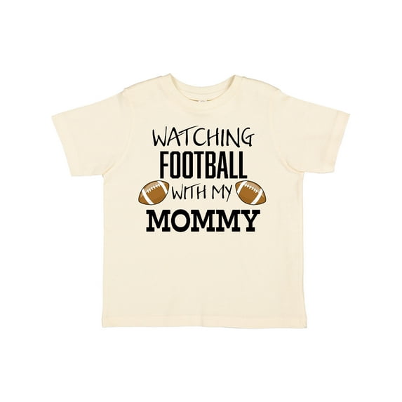 Inktastic Watching Football with My Mommy Boys or Girls Toddler T-Shirt
