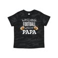 thumbnail image 1 of Inktastic Watching Football with My Papa Boys or Girls Toddler T-Shirt, 1 of 5