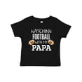 thumbnail image 1 of Inktastic Watching Football with My Papa Boys or Girls Toddler T-Shirt, 1 of 5