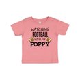 thumbnail image 1 of Inktastic Watching Football with My Poppy Boys or Girls Baby T-Shirt, 1 of 5