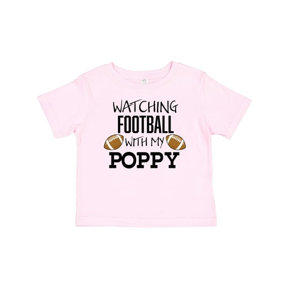 Inktastic Watching Football with My Poppy Boys or Girls Baby T-Shirt