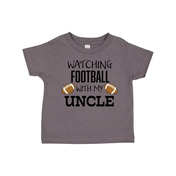 Inktastic Watching Football with My Uncle Boys or Girls Toddler T-Shirt