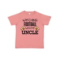 thumbnail image 1 of Inktastic Watching Football with My Uncle Boys or Girls Toddler T-Shirt, 1 of 5
