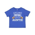 thumbnail image 1 of Inktastic Watching Football with my Auntie Boys or Girls Toddler T-Shirt, 1 of 5