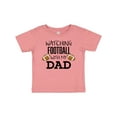 thumbnail image 1 of Inktastic Watching Football with my Dad Boys or Girls Baby T-Shirt, 1 of 5