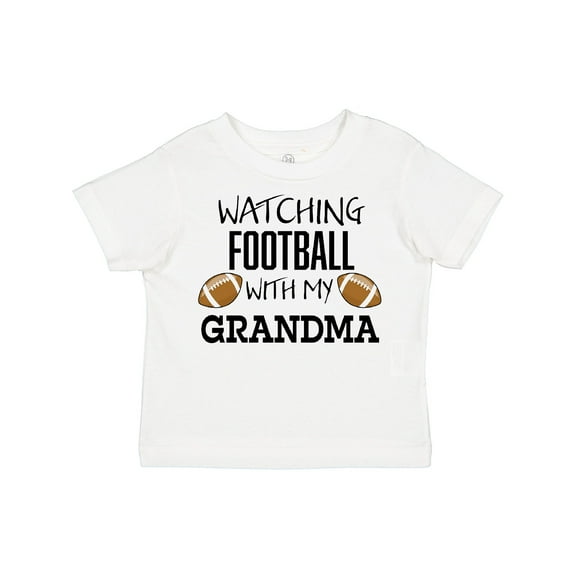 Inktastic Watching Football with my Grandma Boys or Girls Toddler T-Shirt