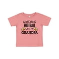 thumbnail image 1 of Inktastic Watching Football with My Grandpa Boys or Girls Baby T-Shirt, 1 of 5