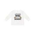 thumbnail image 1 of Inktastic Watching Football with my Mommy Boys or Girls Long Sleeve Toddler T-Shirt, 1 of 5