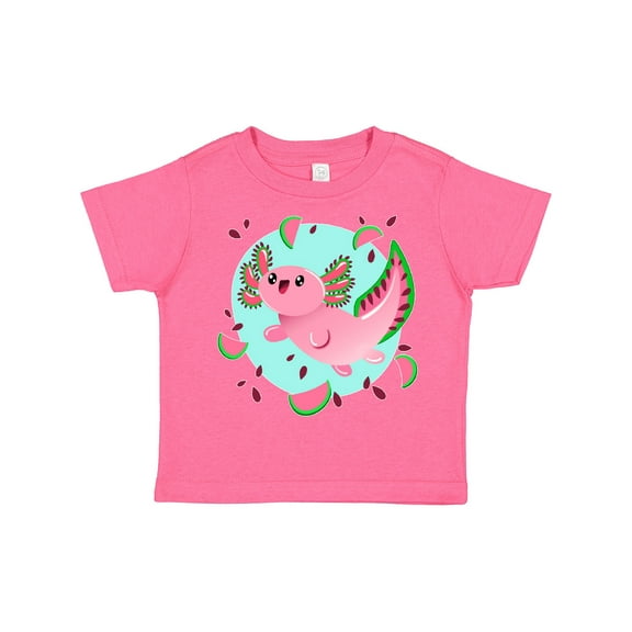 Inktastic Watermelon Axolotl Boys or Girls Toddler T-Shirt