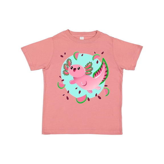 Inktastic Watermelon Axolotl Boys or Girls Toddler T-Shirt