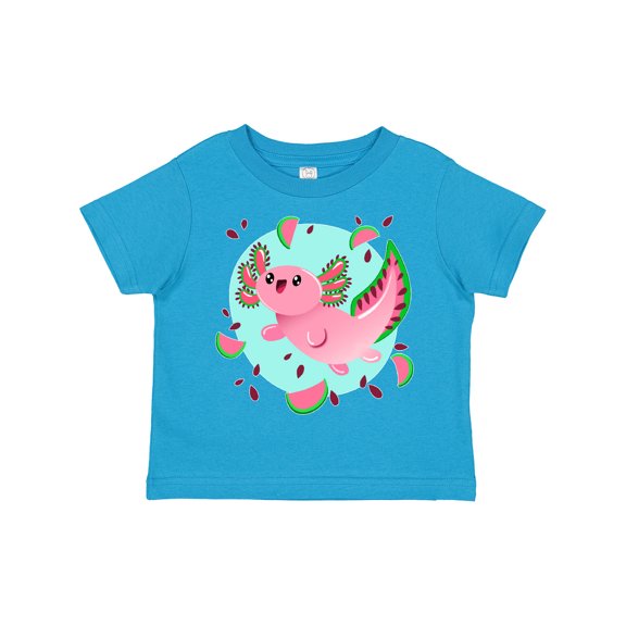 Inktastic Watermelon Axolotl Boys or Girls Toddler T-Shirt