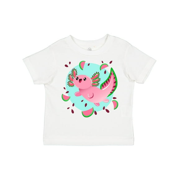 Inktastic Watermelon Axolotl Boys or Girls Toddler T-Shirt