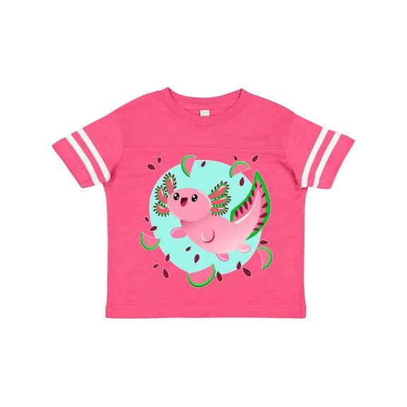 Inktastic Watermelon Axolotl Boys or Girls Toddler T-Shirt