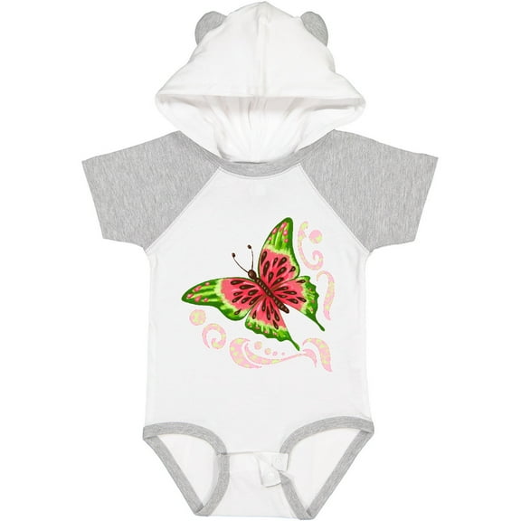 Inktastic Watermelon Butterfly Boys or Girls Baby Bodysuit