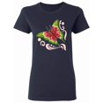 thumbnail image 1 of Inktastic Watermelon Butterfly Women's T-Shirt, 1 of 5