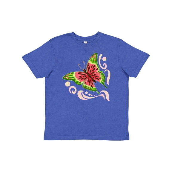 Inktastic Watermelon Butterfly Youth T-Shirt