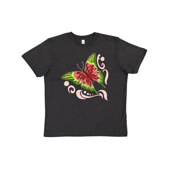 Inktastic Watermelon Butterfly Youth T-Shirt
