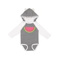 thumbnail image 1 of Inktastic Watermelon Slice Boys or Girls Long Sleeve Baby Bodysuit, 1 of 5