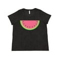 thumbnail image 1 of Inktastic Watermelon Slice Women's Plus Size T-Shirt, 1 of 5