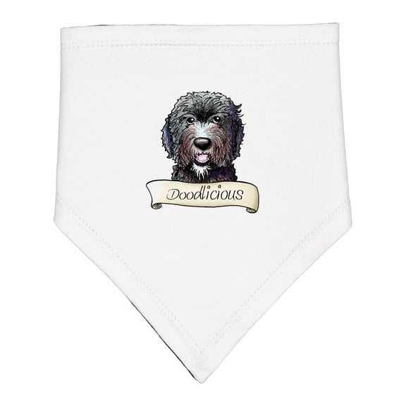 Inktastic Wb Black Doodle Baby Bandana Bib