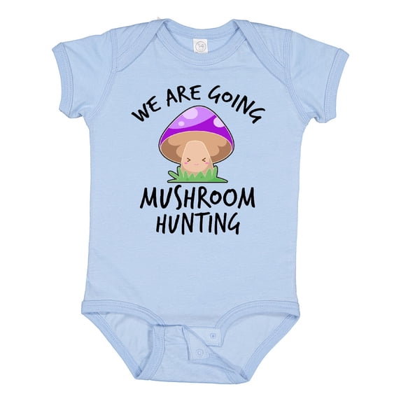 Inktastic We Are Going Mushroom Hunting Boys or Girls Baby Bodysuit