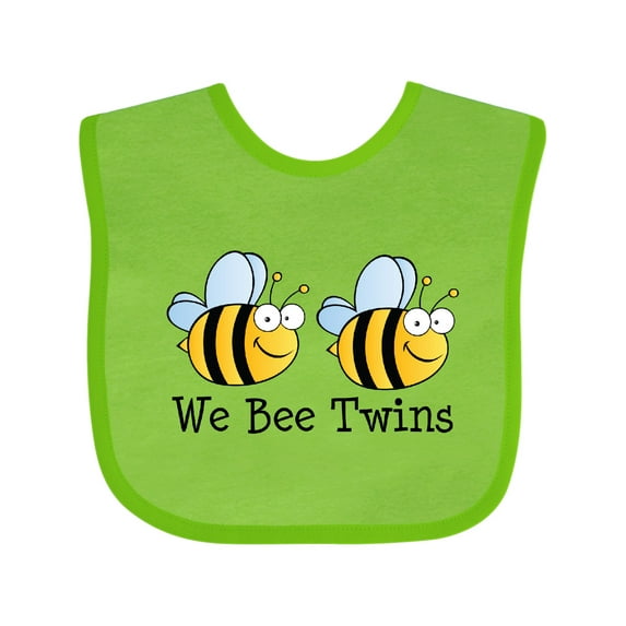 Inktastic We Bee Twins Boys or Girls Baby Bib