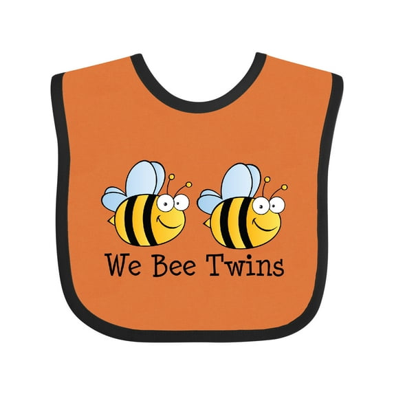 Inktastic We Bee Twins Boys or Girls Baby Bib