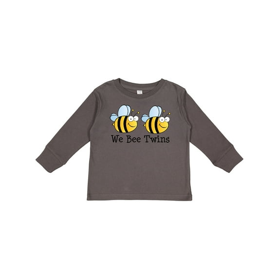 Inktastic We Bee Twins Boys or Girls Long Sleeve Toddler T-Shirt