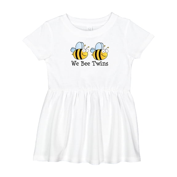 Inktastic We Bee Twins Girls Baby Dress