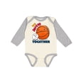 thumbnail image 1 of Inktastic We Defend Together- baseball, basketball Boys or Girls Long Sleeve Baby Bodysuit, 1 of 5