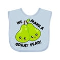 thumbnail image 1 of Inktastic We Make a Great Pear Valentine Girls Baby Bib, 1 of 4