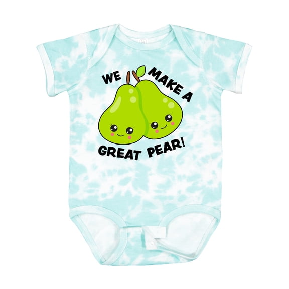 Inktastic We Make a Great Pear Valentine Girls Baby Bodysuit