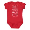 thumbnail image 1 of Inktastic We Will Serve the Lord Bible Verse Boys or Girls Baby Bodysuit, 1 of 5