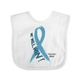 thumbnail image 1 of Inktastic We Will Win Against Prostate Cancer Ribbon Boys or Girls Baby Bib, 1 of 4