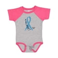 thumbnail image 1 of Inktastic We Will Win Against Prostate Cancer Ribbon Boys or Girls Baby Bodysuit, 1 of 5