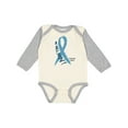 thumbnail image 1 of Inktastic We Will Win Against Prostate Cancer Ribbon Boys or Girls Long Sleeve Baby Bodysuit, 1 of 5